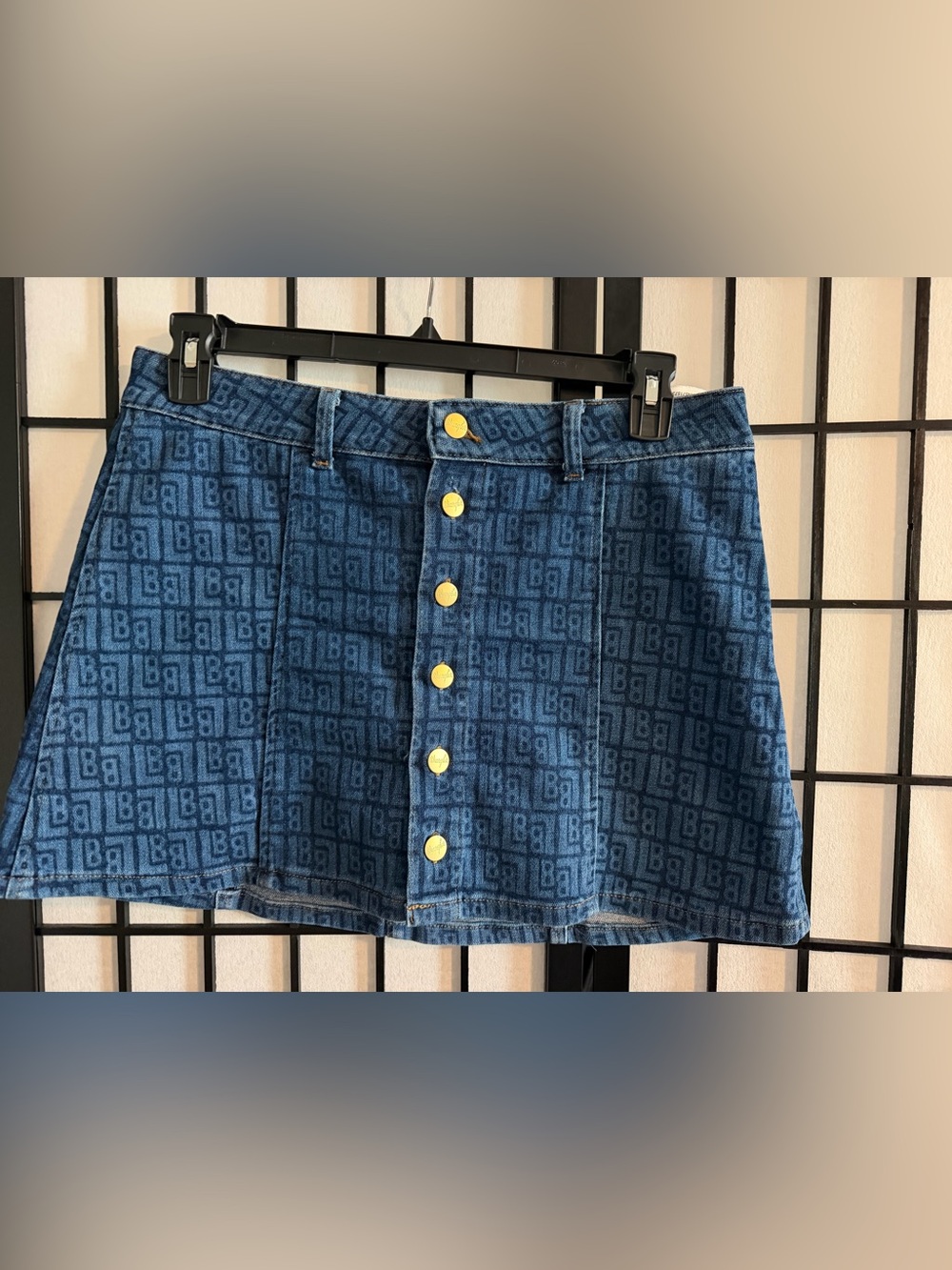 Wrangler x Leon Bridges Limited Edition Denim Mini Skirt M